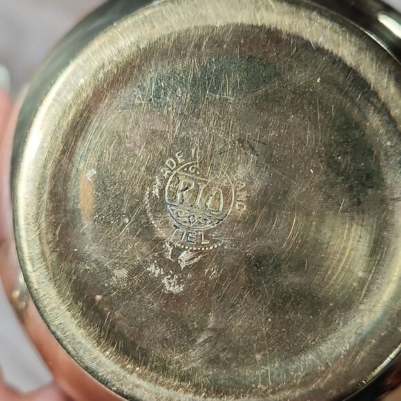 GUC Vintage Copper&Brass Bud Metal Rio Tiel Vase - Picture 4 of 6